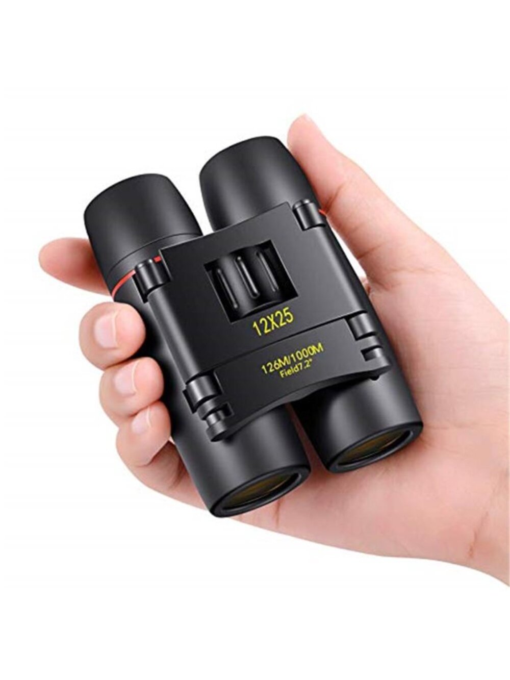 12X25 Small Pocket Binoculars Compact for Adults